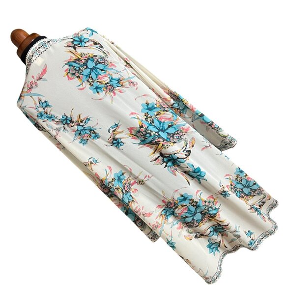 Flying Tomato Kimono Cardigan With Bell Sleeves 2X - Picture 2 of 8